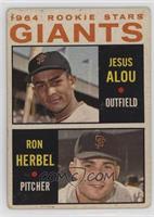 1964 Rookie Stars - Jesus Alou, Ron Herbel [Poor to Fair]
