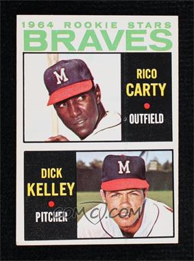 1964 Topps - [Base] #476 - 1964 Rookie Stars - Rico Carty, Dick Kelley