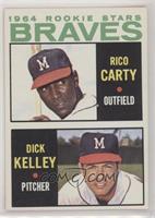 1964 Rookie Stars - Rico Carty, Dick Kelley