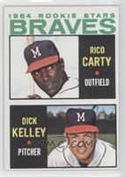 1964 Rookie Stars - Rico Carty, Dick Kelley