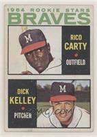 1964 Rookie Stars - Rico Carty, Dick Kelley [Good to VG‑EX]