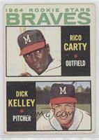 1964 Rookie Stars - Rico Carty, Dick Kelley