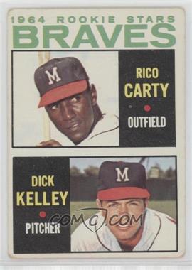 1964 Topps - [Base] #476 - 1964 Rookie Stars - Rico Carty, Dick Kelley