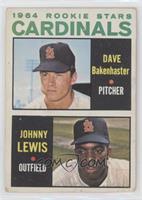 1964 Rookie Stars - Dave Bakenhaster, Johnny Lewis