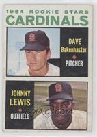 1964 Rookie Stars - Dave Bakenhaster, Johnny Lewis