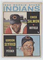 1964 Rookie Stars - Chico Salmon, Gordon Seyfried [COMC RCR Poor]