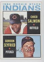 1964 Rookie Stars - Chico Salmon, Gordon Seyfried [Noted]