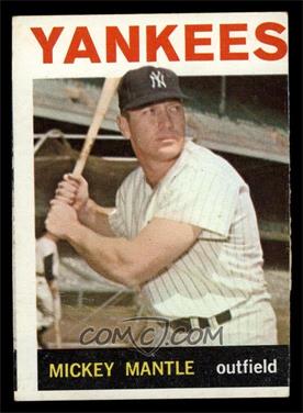 1964 Topps - [Base] #50 - Mickey Mantle [FAIR]