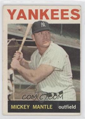 1964 Topps - [Base] #50 - Mickey Mantle [Good to VG‑EX]
