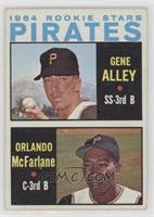 1964 Rookie Stars - Gene Alley, Orlando McFarlane