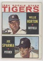 1964 Rookie Stars - Willie Horton, Joe Sparma [Poor to Fair]