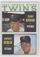 Rookie Stars Twins (Jerry Arrigo, Dwight Siebler)