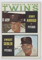 Rookie Stars Twins (Jerry Arrigo, Dwight Siebler)