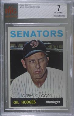 1964 Topps - [Base] #547 - High # - Gil Hodges [BVG 7 NEAR MINT]