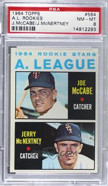 1964 Topps - [Base] #564 - High # - Joe McCabe, Jerry McNertney [PSA 8 NM‑MT]