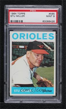 1964 Topps - [Base] #565 - High # - Stu Miller [PSA 9 MINT]