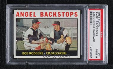 1964 Topps - [Base] #61 - Angel Backstops (Ed Sadowski, Bob Rodgers) [PSA 9 MINT]