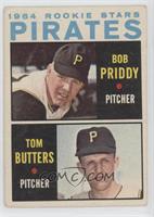 1964 Rookie Stars - Bob Priddy, Tom Butters