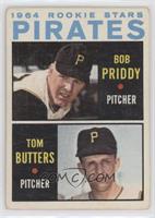 1964 Rookie Stars - Bob Priddy, Tom Butters [Good to VG‑EX]