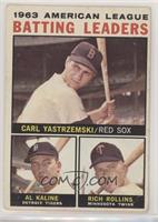 League Leaders - 1963 AL Batting Leaders (Carl Yastrzemski, Al Kaline, Rich Rol…