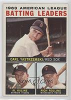 League Leaders - 1963 AL Batting Leaders (Carl Yastrzemski, Al Kaline, Rich Rol…