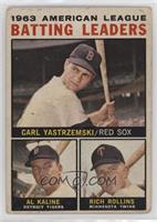 League Leaders - 1963 AL Batting Leaders (Carl Yastrzemski, Al Kaline, Rich Rol…