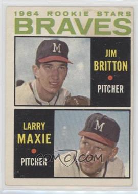 1964 Topps - [Base] #94 - 1964 Rookie Stars - Jim Britton, Larry Maxie [Poor to Fair]