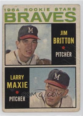 1964 Topps - [Base] #94 - 1964 Rookie Stars - Jim Britton, Larry Maxie [Poor to Fair]