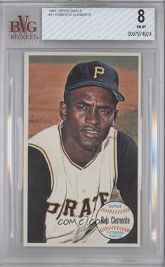 1964 Topps Giants - [Base] #11 - Roberto Clemente (Called Bob on Card) [BVG 8 NM‑MT]