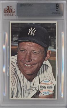 1964 Topps Giants - [Base] #25 - Mickey Mantle [BVG 9 MINT]
