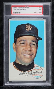 1964 Topps Giants - [Base] #37 - Juan Marichal [PSA 7 NM]