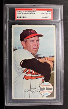 1964 Topps Giants - [Base] #50 - Brooks Robinson [PSA 8 NM‑MT]