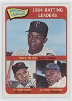 League Leaders - Tony Oliva, Brooks Robinson, Elston Howard