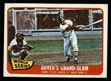 1965 O-Pee-Chee - [Base] #135 - 1964 World Series - Boyer's Grand-Slam [EX MT]