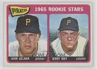 1965 Rookie Stars - John Gelnar, Jerry May