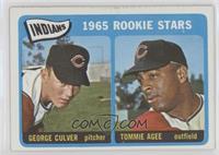 1965 Rookie Stars - George Culver, Tommie Agee