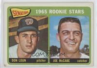 1965 Rookie Stars - Don Loun, Joe McCabe [Good to VG‑EX]