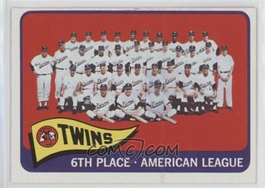 1965 O-Pee-Chee - [Base] #24 - Minnesota Twins Team