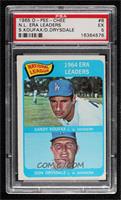 League Leaders - Sandy Koufax, Don Drysdale [PSA 5 EX]