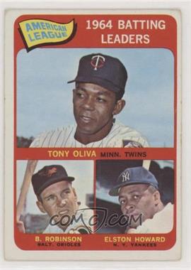 1965 Topps - [Base] #1 - League Leaders - Tony Oliva, Brooks Robinson, Elston Howard