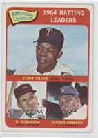 League Leaders - Tony Oliva, Brooks Robinson, Elston Howard [Good to …