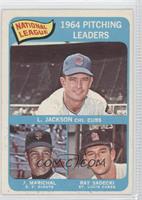 League Leaders - Larry Jackson, Juan Marichal, Ray Sadecki