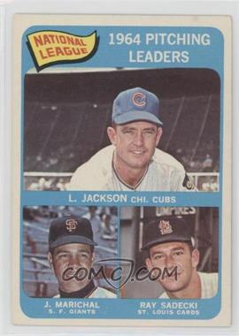 1965 Topps - [Base] #10 - League Leaders - Larry Jackson, Juan Marichal, Ray Sadecki