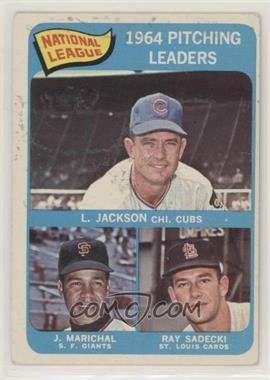 1965 Topps - [Base] #10 - League Leaders - Larry Jackson, Juan Marichal, Ray Sadecki