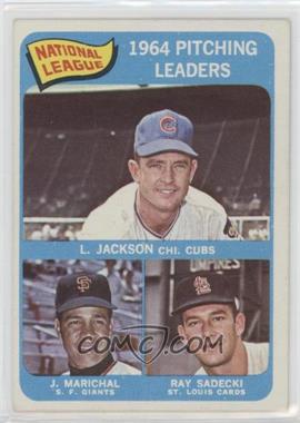 1965 Topps - [Base] #10 - League Leaders - Larry Jackson, Juan Marichal, Ray Sadecki