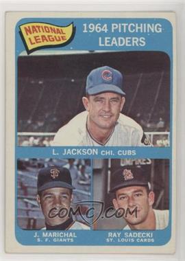 1965 Topps - [Base] #10 - League Leaders - Larry Jackson, Juan Marichal, Ray Sadecki