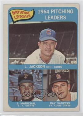 1965 Topps - [Base] #10 - League Leaders - Larry Jackson, Juan Marichal, Ray Sadecki