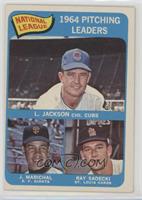 League Leaders - Larry Jackson, Juan Marichal, Ray Sadecki [Good to V…