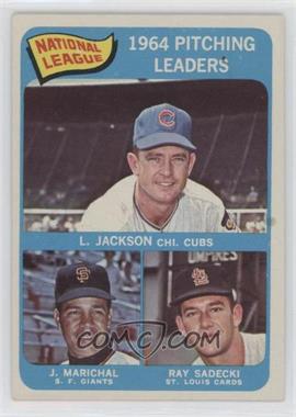 1965 Topps - [Base] #10 - League Leaders - Larry Jackson, Juan Marichal, Ray Sadecki