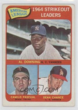 1965 Topps - [Base] #11 - League Leaders - Al Downing, Camilo Pascual, Dean Chance